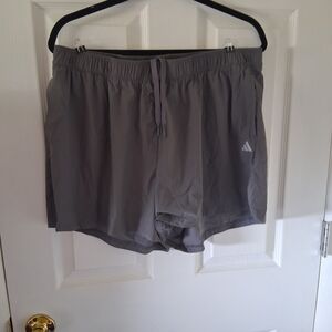 adidas Men’s Gray Lightweight Athletic Shorts